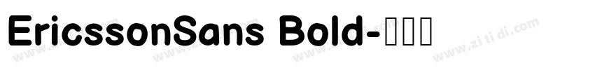 EricssonSans Bold字体转换